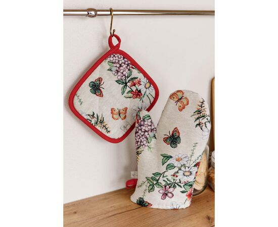 Кухонная прихватка Прованс Рукавичка Alicia 32х16 (034307), изображение 5 Кухонная прихватка Прованс Рукавичка Alicia 32х16 (034307), изображение 5