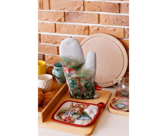 Кухонная прихватка Прованс Рукавичка Поляна 32х16 (034329), изображение 2 Кухонная прихватка Прованс Рукавичка Поляна 32х16 (034329), изображение 2