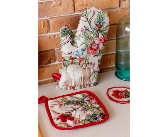 Кухонная прихватка Прованс Рукавичка Гуси 32х16 (034325), изображение 5