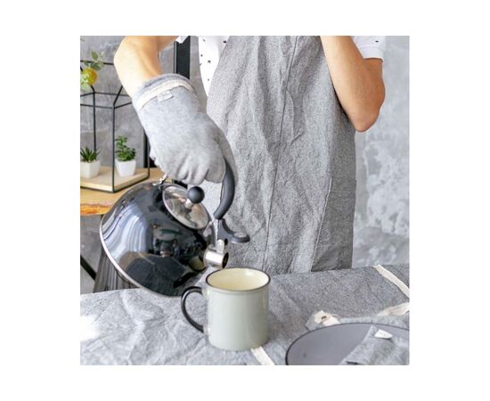 Кухонная прихватка Прованс Рукавичка HYGGE Black 33х16 (013667), изображение 4 Кухонная прихватка Прованс Рукавичка HYGGE Black 33х16 (013667), изображение 4