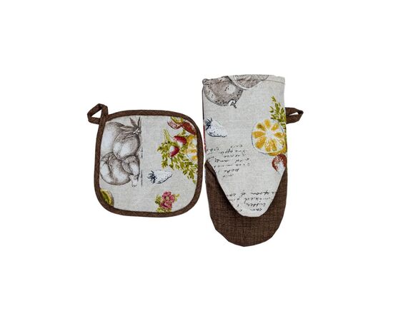 Кухонная прихватка Прованс Рукавичка Fruits 29х15 (032954), изображение 3 Кухонная прихватка Прованс Рукавичка Fruits 29х15 (032954), изображение 3