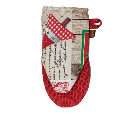 Кухонная прихватка Прованс Рукавичка Merry Christmas (031411), изображение 2 Кухонная прихватка Прованс Рукавичка Merry Christmas (031411), изображение 2