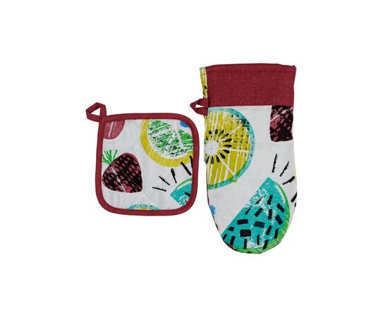 Кухонная прихватка Прованс Рукавичка Red cherries 29х15 (032958), изображение 3