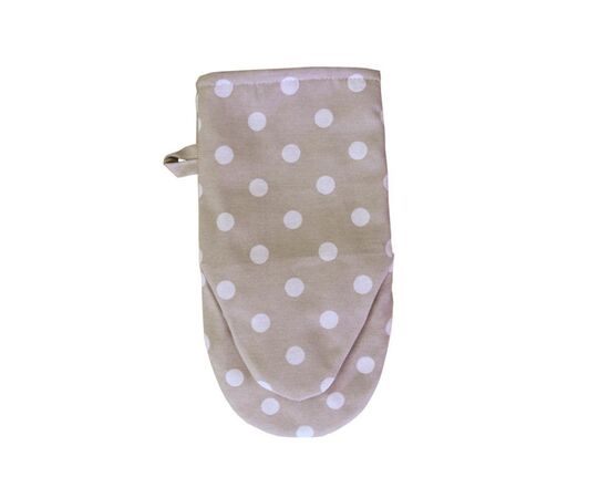 Кухонная прихватка Прованс Рукавичка Горох беж 29х18 (009476), изображение 2 Кухонная прихватка Прованс Рукавичка Горох беж 29х18 (009476), изображение 2