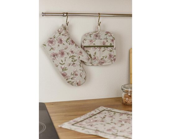 Кухонная прихватка Прованс Рукавичка Тереза цветочки 32х16 (034514), изображение 2