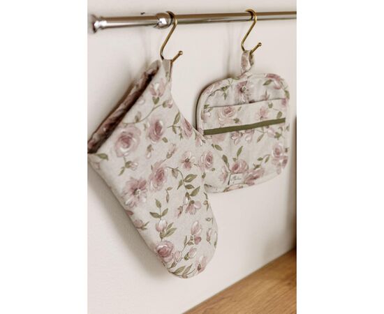 Кухонная прихватка Прованс Рукавичка Тереза цветочки 32х16 (034514), изображение 3