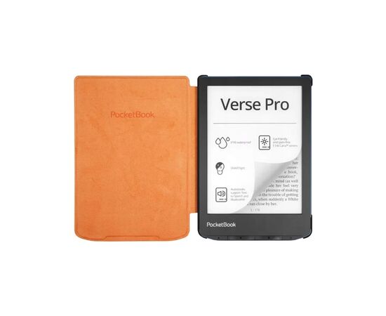 Чехол для электронной книги Pocketbook 6" Shell cover PB629/634 orange (H-S-634-O-WW), изображение 7 Чехол для электронной книги Pocketbook 6" Shell cover PB629/634 orange (H-S-634-O-WW), изображение 7