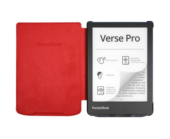 Чехол для электронной книги Pocketbook 6" Shell cover PB629/634 red (H-S-634-R-WW), изображение 6 Чехол для электронной книги Pocketbook 6" Shell cover PB629/634 red (H-S-634-R-WW), изображение 6