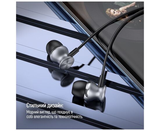 Наушники ColorWay 3.5 mm Wired Earphone UrbanBeat Black (CW-WD03BK), изображение 6 Наушники ColorWay 3.5 mm Wired Earphone UrbanBeat Black (CW-WD03BK), изображение 6