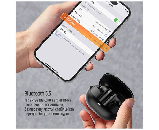 Наушники ColorWay Slim TWS-1 Earbuds Long Life Black (CW-TWS1BK1), изображение 11 Наушники ColorWay Slim TWS-1 Earbuds Long Life Black (CW-TWS1BK1), изображение 11