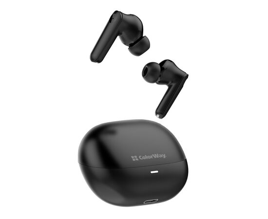 Наушники ColorWay Slim TWS-1 Earbuds Long Life Black (CW-TWS1BK1), изображение 5 Наушники ColorWay Slim TWS-1 Earbuds Long Life Black (CW-TWS1BK1), изображение 5