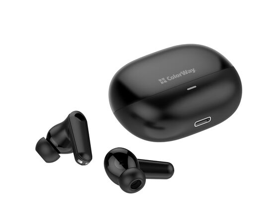 Наушники ColorWay Slim TWS-1 Earbuds Long Life Black (CW-TWS1BK1), изображение 7 Наушники ColorWay Slim TWS-1 Earbuds Long Life Black (CW-TWS1BK1), изображение 7