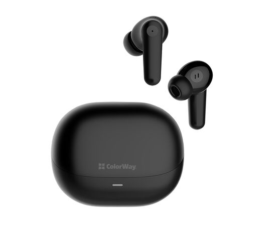 Наушники ColorWay Slim TWS-1 Earbuds Long Life Black (CW-TWS1BK1)