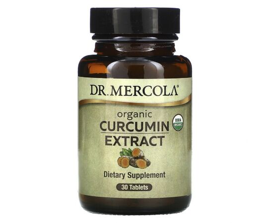 Травы Dr. Mercola Куркумин органический экстракт, Organic Curcumin Extract, 3 (MCL-03352)