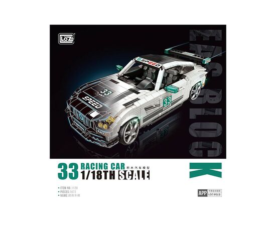 Конструктор LOZ Гоночный автомобиль (1128), изображение 3 Конструктор LOZ Гоночный автомобиль (1128), изображение 3