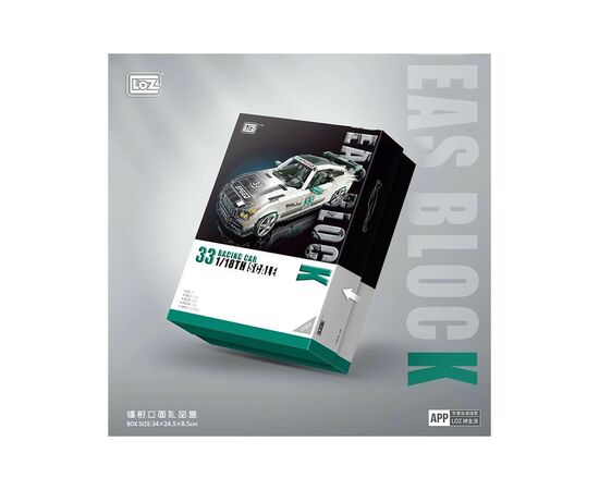 Конструктор LOZ Гоночный автомобиль (1128), изображение 6 Конструктор LOZ Гоночный автомобиль (1128), изображение 6