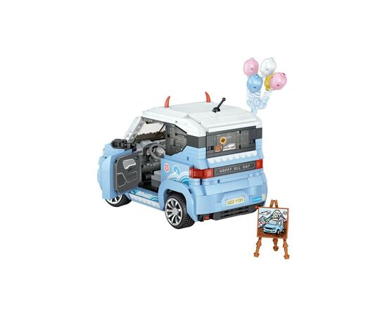 Конструктор LOZ mini Автомобиль MINI голубой (1131), изображение 2 Конструктор LOZ mini Автомобиль MINI голубой (1131), изображение 2