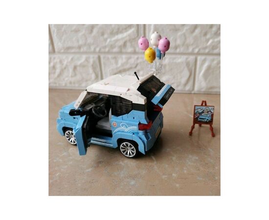 Конструктор LOZ mini Автомобиль MINI голубой (1131), изображение 6 Конструктор LOZ mini Автомобиль MINI голубой (1131), изображение 6