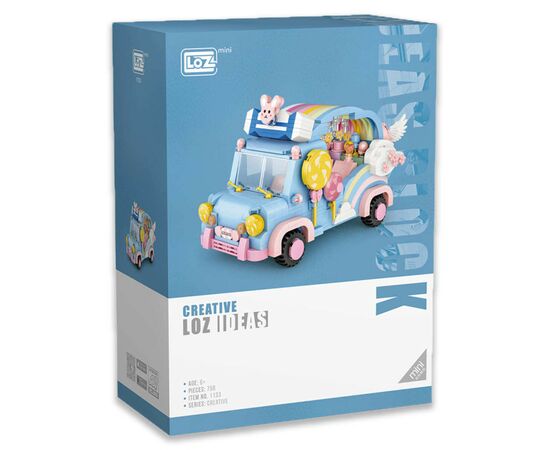 Конструктор LOZ Радужный автомобиль (1133), изображение 3 Конструктор LOZ Радужный автомобиль (1133), изображение 3