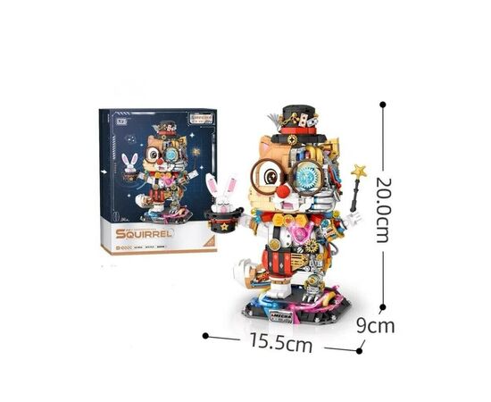 Конструктор LOZ mini Белка (с кнопочным элементом) (1956), изображение 2 Конструктор LOZ mini Белка (с кнопочным элементом) (1956), изображение 2