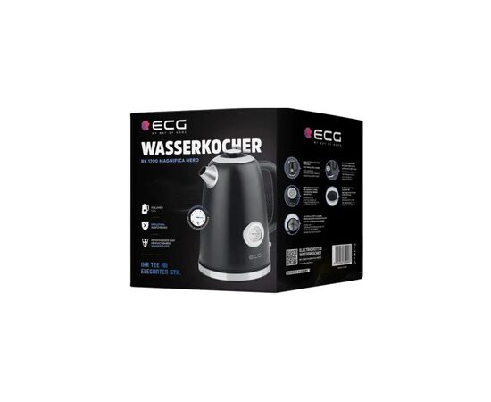 Электрочайник ECG RK 1700 Magnifica Nero, изображение 8 Электрочайник ECG RK 1700 Magnifica Nero, изображение 8