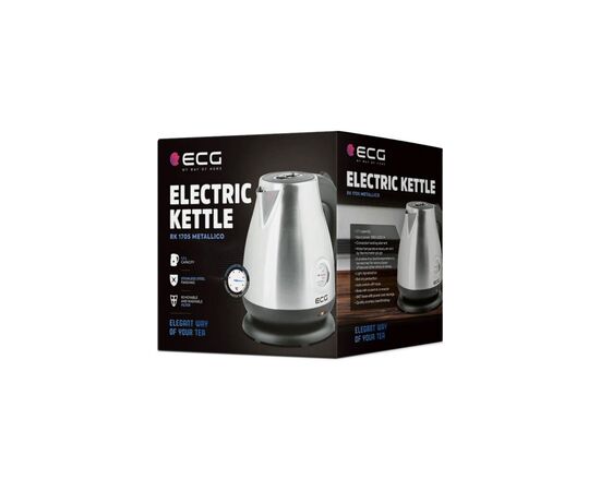 Электрочайник ECG RK 1705 Metallico, изображение 9 Электрочайник ECG RK 1705 Metallico, изображение 9