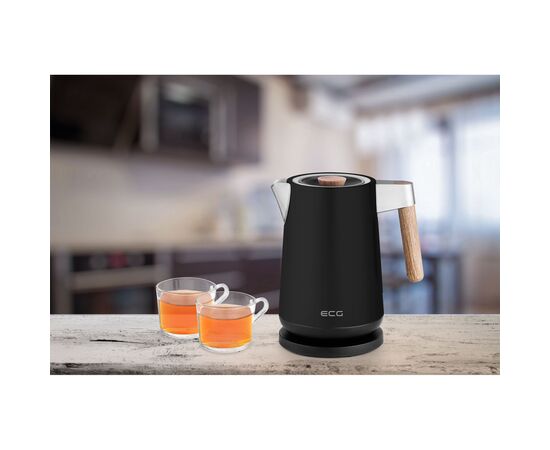 Электрочайник ECG RK 1768 Strix Timber Black, изображение 10 Электрочайник ECG RK 1768 Strix Timber Black, изображение 10