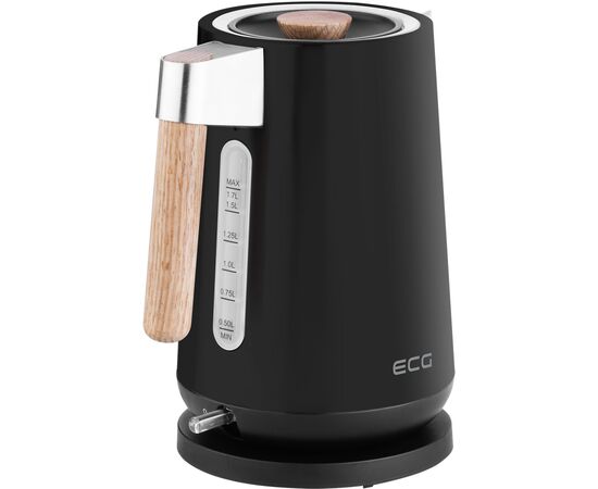 Электрочайник ECG RK 1768 Strix Timber Black, изображение 3 Электрочайник ECG RK 1768 Strix Timber Black, изображение 3