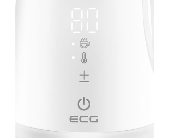 Электрочайник ECG RK 1893 Digitouch White, изображение 5 Электрочайник ECG RK 1893 Digitouch White, изображение 5