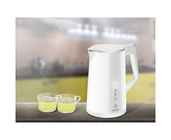 Электрочайник ECG RK 1893 Digitouch White, изображение 7 Электрочайник ECG RK 1893 Digitouch White, изображение 7
