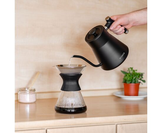 Электрочайник ECG Forza 8000 Pour over Nero, изображение 10 Электрочайник ECG Forza 8000 Pour over Nero, изображение 10