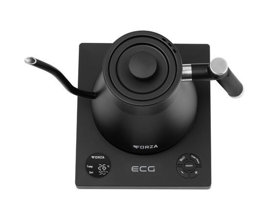 Электрочайник ECG Forza 8000 Pour over Nero, изображение 3 Электрочайник ECG Forza 8000 Pour over Nero, изображение 3