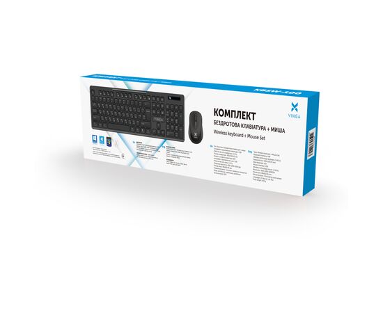 Комплект Vinga KBSW-100 Black, изображение 5 Комплект Vinga KBSW-100 Black, изображение 5