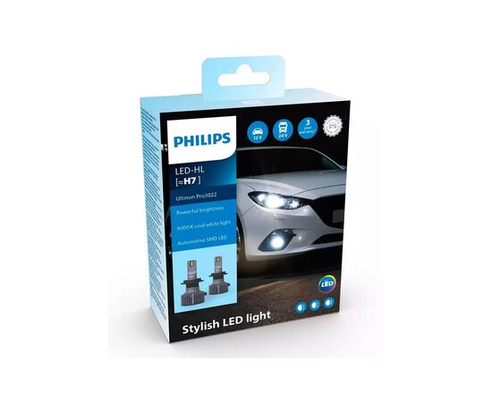 Автолампа Philips LED H7 11972U51Х2 12/24V Ultinon Pro5100 +160 (74243), изображение 3 Автолампа Philips LED H7 11972U51Х2 12/24V Ultinon Pro5100 +160 (74243), изображение 3