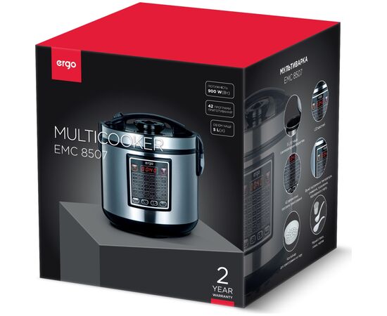 Мультиварка Ergo EMC 8507 (EMC8507), изображение 12 Мультиварка Ergo EMC 8507 (EMC8507), изображение 12