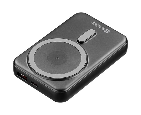 Батарея универсальная Sandberg 10000mAh Mag Wireless, PD/18W, QC/3.0/22.5W, Qi Wireless 15W (420-94), изображение 2 Батарея универсальная Sandberg 10000mAh Mag Wireless, PD/18W, QC/3.0/22.5W, Qi Wireless 15W (420-94), изображение 2