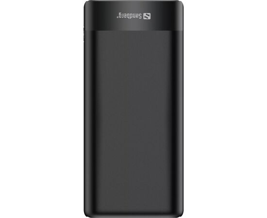 Батарея универсальная Sandberg 20000mAh, PD/65W, QC/3.0, Always-ON-Mode, +cable 100W (420-62), изображение 2 Батарея универсальная Sandberg 20000mAh, PD/65W, QC/3.0, Always-ON-Mode, +cable 100W (420-62), изображение 2