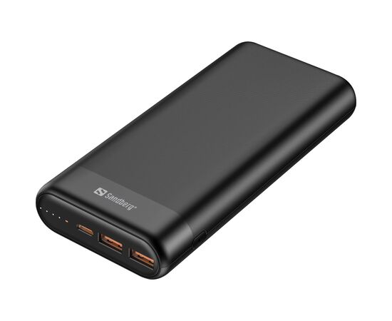 Батарея універсальна Sandberg 20000mAh, PD/65W, QC/3.0, Always-ON-Mode, +cable 100W (420-62)