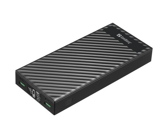 Батарея універсальна Sandberg 30000mAh, PD/100W, QC/3.0, UPS mode, +2*cable 100W (420-87)