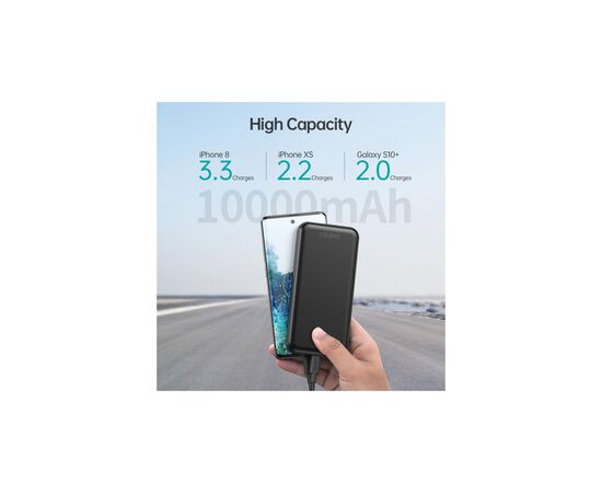 Батарея универсальная Choetech 10000mAh, PD/3.0/18W, QC/3.0 (B627-V3-CC-BK), изображение 9 Батарея универсальная Choetech 10000mAh, PD/3.0/18W, QC/3.0 (B627-V3-CC-BK), изображение 9