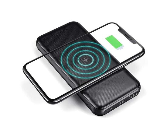 Батарея универсальная Choetech 10000mAh, PD/3.0/18W, QC/3.0, Wireless 10W (B650-V2-CC-BK), изображение 3 Батарея универсальная Choetech 10000mAh, PD/3.0/18W, QC/3.0, Wireless 10W (B650-V2-CC-BK), изображение 3
