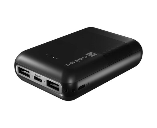 Батарея универсальная Natec 10000mah, Trevi Compact, USB-A*2/2.1A, USB-C/2.1A (NPB-1941), изображение 2 Батарея универсальная Natec 10000mah, Trevi Compact, USB-A*2/2.1A, USB-C/2.1A (NPB-1941), изображение 2