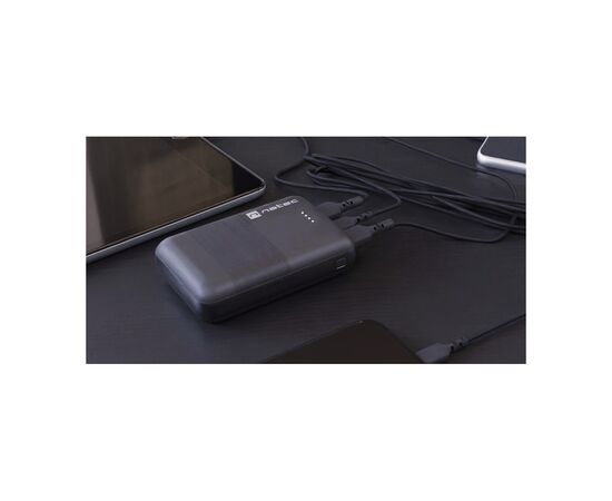 Батарея универсальная Natec 10000mah, Trevi Compact, USB-A*2/2.1A, USB-C/2.1A (NPB-1941), изображение 7 Батарея универсальная Natec 10000mah, Trevi Compact, USB-A*2/2.1A, USB-C/2.1A (NPB-1941), изображение 7