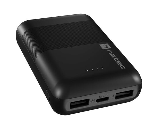 Батарея универсальная Natec 10000mah, Trevi Compact, USB-A*2/2.1A, USB-C/2.1A (NPB-1941)