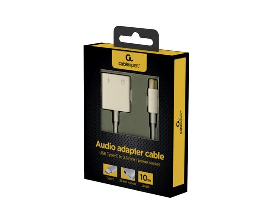 Адаптер USB-C to stereo audio 3.5 mm + USB-C power (CDLA) Cablexpert (A-CM-3.5FP-01), изображение 5 Адаптер USB-C to stereo audio 3.5 mm + USB-C power (CDLA) Cablexpert (A-CM-3.5FP-01), изображение 5