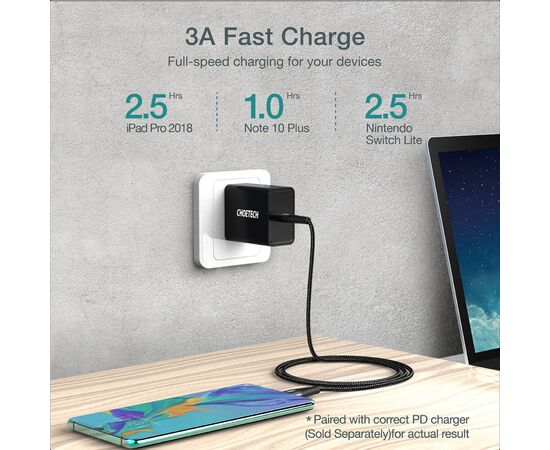 Дата кабель USB-C to USB-C 1.2m USB4.Gen 3 40 Gbps 240W Choetech (XCC-1040), изображение 6 Дата кабель USB-C to USB-C 1.2m USB4.Gen 3 40 Gbps 240W Choetech (XCC-1040), изображение 6