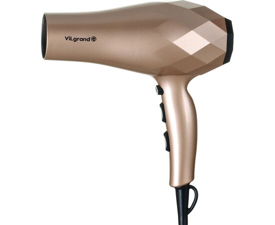 Фен Vilgrand VHD-2424ТI gold, изображение 2 Фен Vilgrand VHD-2424ТI gold, изображение 2