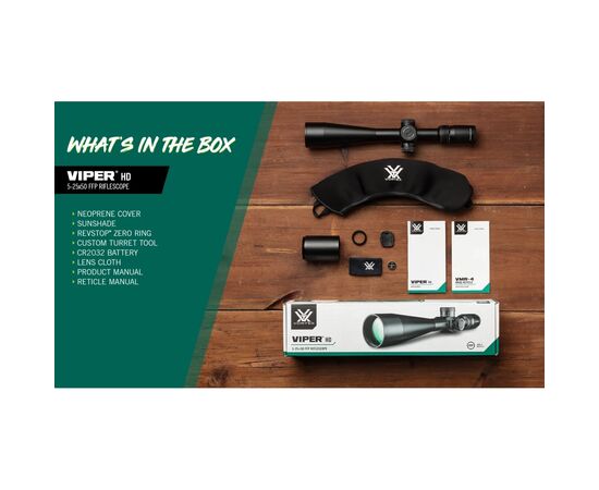 Оптичний приціл Vortex Venom 5-25x56 FFP EBR-7C MRAD (VEN-52502) (930826), зображення 11 Оптичний приціл Vortex Venom 5-25x56 FFP EBR-7C MRAD (VEN-52502) (930826), зображення 11