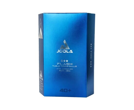 Мячик для настольного тенниса Joola Flash 40+ White 6 шт (40041) (930941), изображение 4 Мячик для настольного тенниса Joola Flash 40+ White 6 шт (40041) (930941), изображение 4