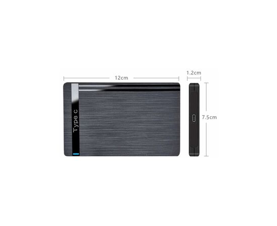 Карман внешний Dynamode 2.5" SATA/SSD HDD - USB 3.1 Type-C (DM-CAD-25317C), изображение 7 Карман внешний Dynamode 2.5" SATA/SSD HDD - USB 3.1 Type-C (DM-CAD-25317C), изображение 7